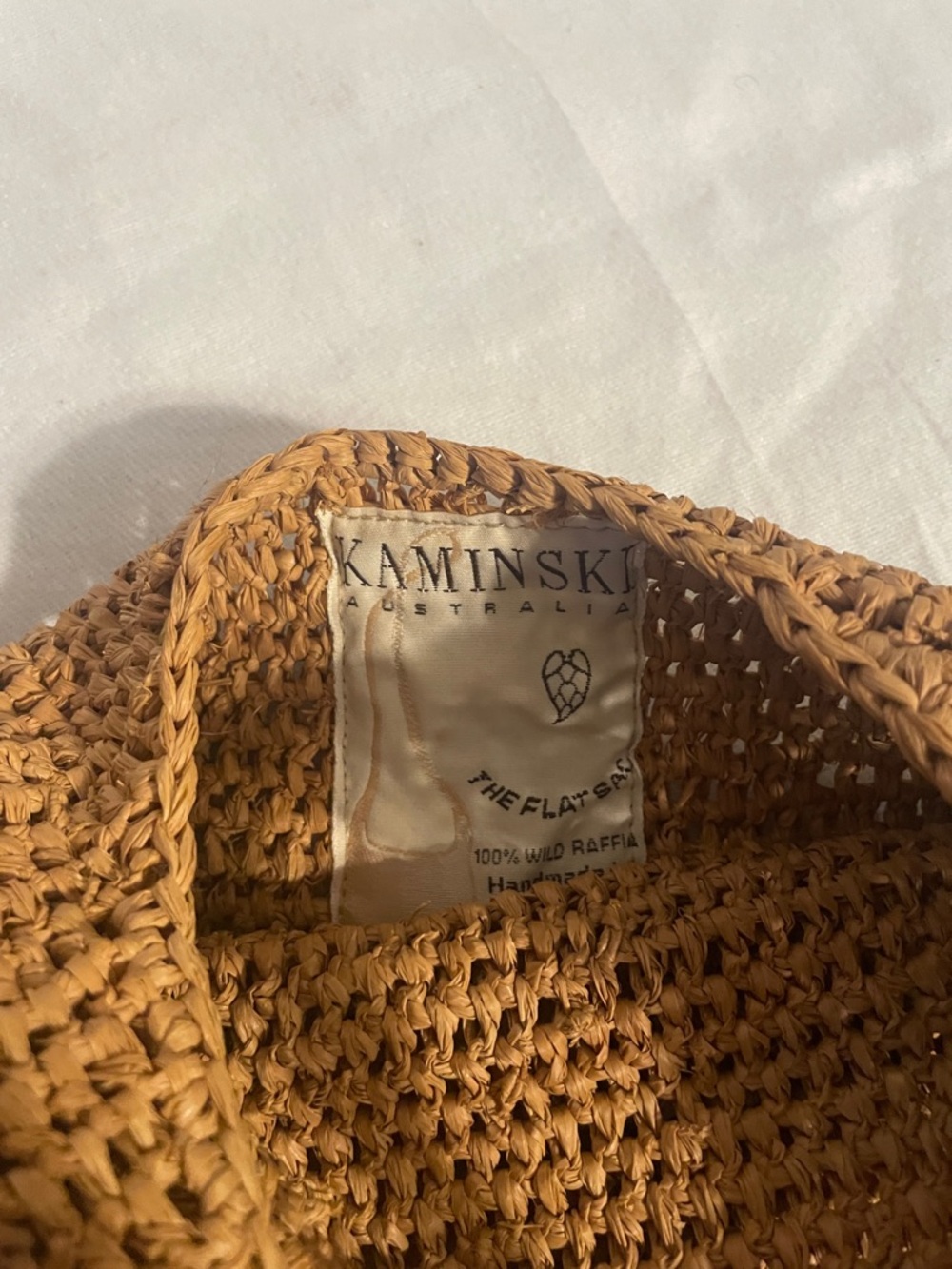 Kaminski Handwoven Straw Crossbody Bag in Brown - Picture 4 of 6